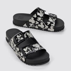Zaxy Joy Mickey Partner Fem - Negro Glitter