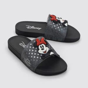 Disney Mania Slide - Negro/Blanco